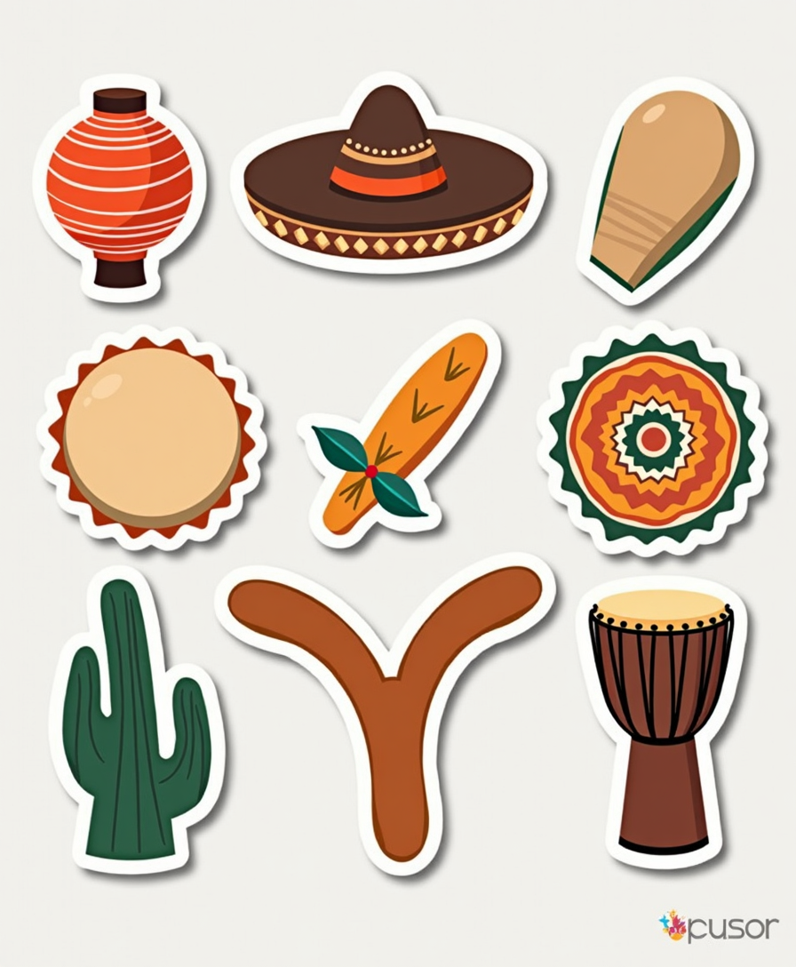 Travel & Exploration - Sticker Sheet v4